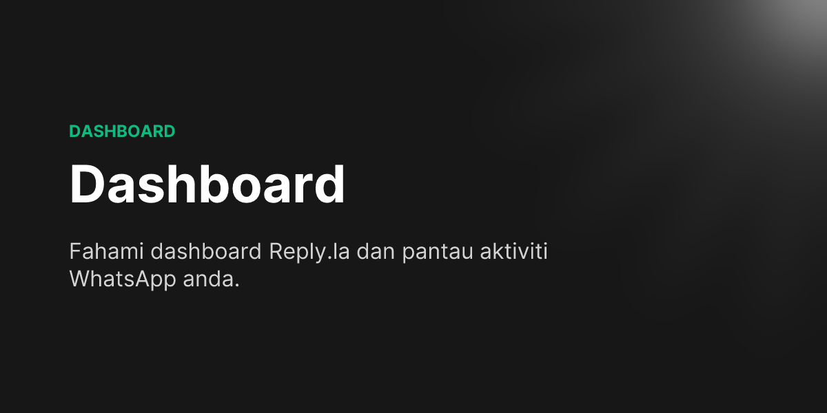 Docs - Dashboard