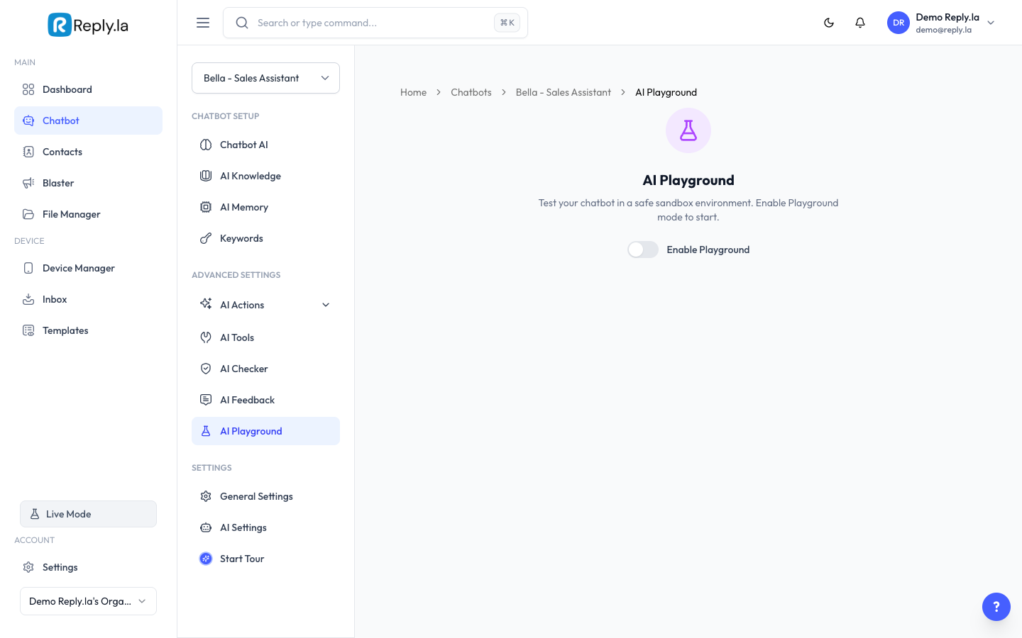 AI Playground