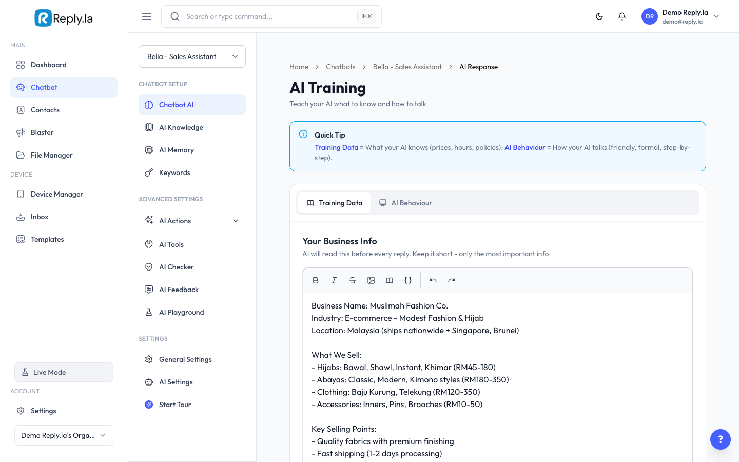 Chatbot AI