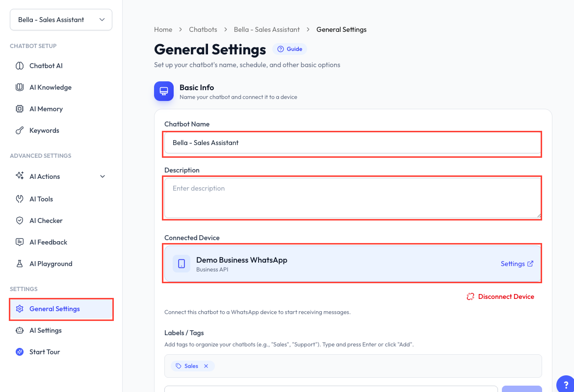 General Settings