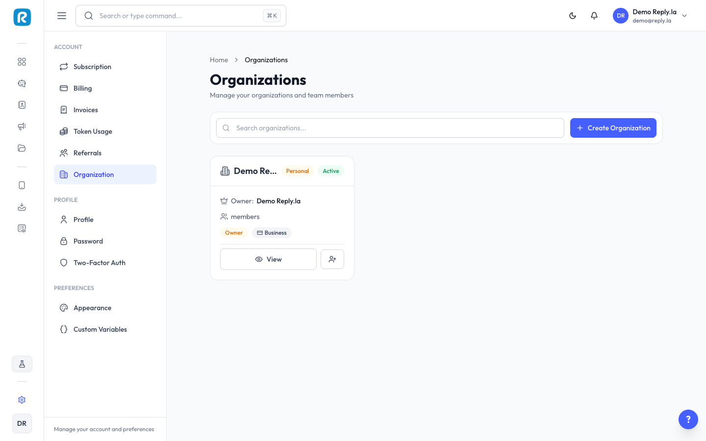 Organization